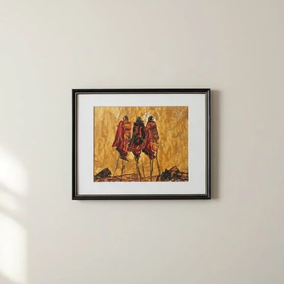 paintings modern with frame 15x12 pre-owned - Picture 1 of 7